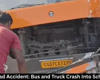  Rewa Road Accident: Bus and Truck Crash Into School Wall