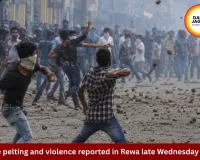 Violent Clash and Stone Pelting Erupt Between Two Groups in Rewa