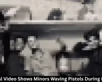 Rewa Viral Video Shows Minors Waving Pistols During DJ Dance