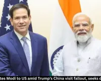 Rubio invites Modi to US amid Trump–China visit