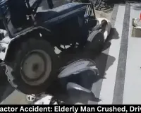 Satna Tractor Accident: Elderly Man Crushed, Driver Flees 