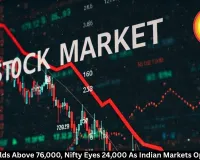 Sensex Above 76,000, Nifty Near 24,000: Early Market Update