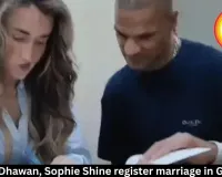Shikhar Dhawan, Sophie Shine register marriage in Gurugram  