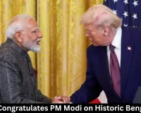 Trump Congratulates PM Modi on Historic Bengal Win