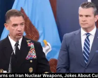 Trump Warns on Iran Nuclear Weapons, Jokes About Cuba Action