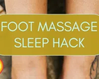 Coconut Oil Foot Massage for Better Sleep in Summer
