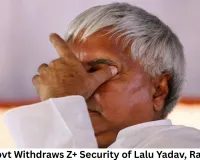 Bihar Govt Withdraws Z+ Security of Lalu Yadav, Rabri Devi