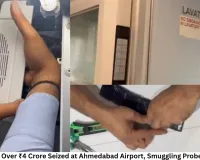 Gold Worth Over ₹4 Crore Seized at Ahmedabad Airport, Smuggling Probe Underway