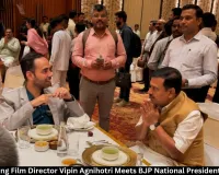 Award-Winning Film Director Vipin Agnihotri Meets BJP National President Nitin Nabin