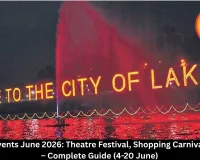  Exciting Lineup of Events in Bhopal from 4 to 20 June 2026: Culture, Shopping & More