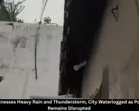 Bilaspur Hit by Heavy Rain and Thunderstorm, Waterlogging and Power Outages Disrupt Normal Life