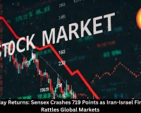 Sensex Crashes 719 Points on Iran-Israel Conflict, Oil Surges