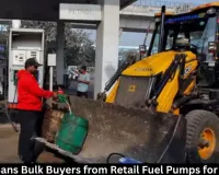 Govt Bans Bulk Buyers at Retail Petrol Pumps for 90 Days