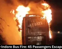 Gwalior-Indore Sleeper Bus Catches Fire on Agra-Mumbai Highway, 45 Passengers Safe