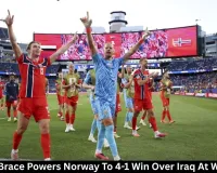 Haaland Brace Helps Norway Beat Iraq 4-1 At World Cup