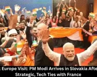  PM Modi Arrives in Slovakia After Historic France Visit