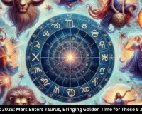 Mars Transit 2026: Mars in Taurus Brings Golden Time for 5 Zodiac Signs
