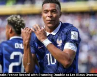 Mbappé Breaks France Goal Record with Stunning World Cup Double