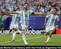 Messi Hat-Trick Fires Argentina to 3-0 Win Over Algeria 