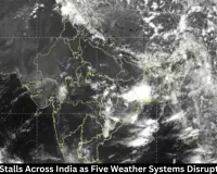 Monsoon Stalls Across India as Five Weather Systems Interfere
