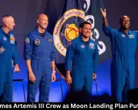 NASA Artemis III Crew Named as Moon Landing Plan Changes