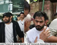 NEET Paper Leak Protest at Jantar Mantar: CJP Demands Education Minister Resignation