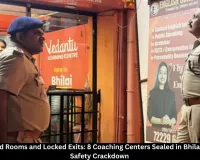 8 Bhilai Coaching Centers Sealed Over Severe Fire Violations