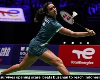 Sindhu beats Busanan to reach Indonesia Open R16