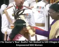Bastar’s Budhri Tati Gets Padma Shri: Walked to 545 Villages in 35 Years 