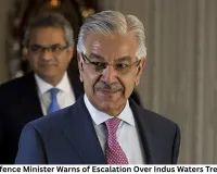 Pakistan Defence Minister Warns of Escalation Over Indus Waters Treaty Dispute