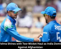 Prasidh Krishna Two-Wicket Haul Puts India on Top vs Afghanistan
