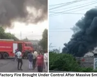 Raipur Oil Factory Fire Brought Under Control After Massive Smoke Plume