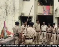 Raipur Police Search 300+ Homes in BSUP Colony Drive