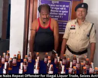 Raipur Police Arrests Habitual Offender for Illegal Liquor Sale