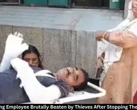  Parking Employee Brutally Beaten by Thieves in Usha Gold Parking