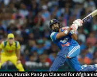Rohit Sharma, Hardik Pandya Cleared for Afghanistan ODIs
