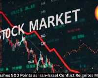 Sensex Crashes 900 Points as Iran-Israel Conflict Rocks Markets