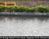 Shahdol Rain Brings Relief, Exposes Waterlogging Issues