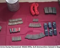 Sukma Naxal Arms Dump Recovered: INSAS Rifle, SLR Ammunition Seized in Major Operation