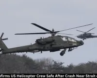Trump Confirms Crew Safe After US Helicopter Crash Near Hormuz 