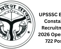 UPSSSC Excise Constable Recruitment 2026 Opens for 722 Posts