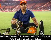 Vaibhav Suryavanshi Wins 5 IPL 2026 Awards as RCB Clinch Title