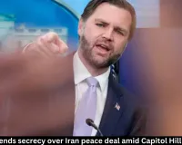 Vance defends secrecy over emerging Iran peace deal