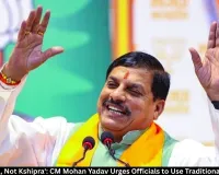 CM Mohan Yadav Directs Officials to Use 'Shipra'