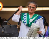 'What Does Rahul Gandhi Have to Say?': Sushmita Dev Hits Back Amid NCPI Defection Row
