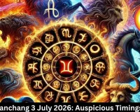 Aaj Ka Panchang 3 July 2026: Shubh Muhurat & Rahu Kaal
