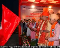 Lieutenant Governor flags-off first batch of pilgrims to the holy abode of Baba Barfani