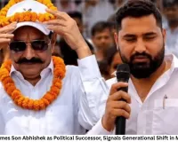 Anant Singh Names Son Abhishek as Political Successor, Signals Generational Shift in Mokama Politics