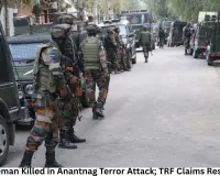 J&K Policeman Killed in Anantnag Terror Attack; TRF Claims Responsibility