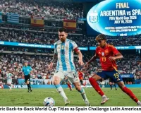 Argentina Eye Historic Back-to-Back World Cup Titles as Spain Challenge Latin American Dominance in Final
